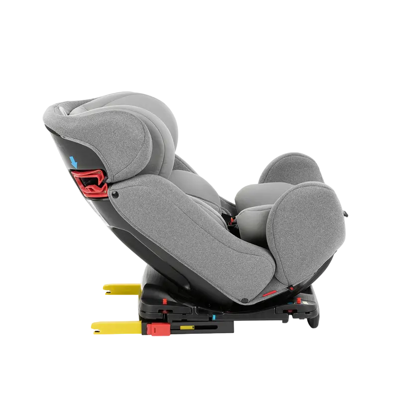 Детское автокресло 3-в-1 Kikka Boo 4 Fix DOUBLE ISOFIX Серый
