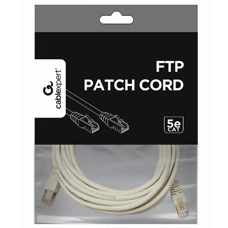 Patch cord Cablexpert PP22-3M Gri