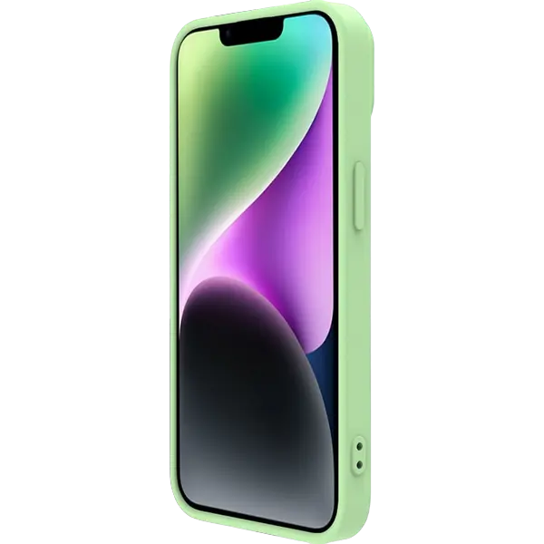 Husă Nillkin Apple iPhone 15 CamShield Silky Silicone CamShield Silky Mint Green