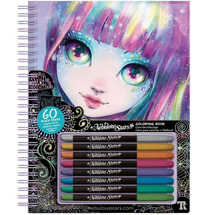 Nebulous Stars Isadora's Black Pages Coloring Book