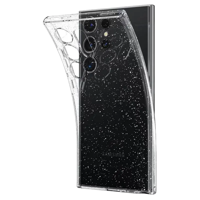 Husă Spigen Samsung Galaxy S24 Ultra Liquid Crystal Liquid Crystal Cristal cu sclipici