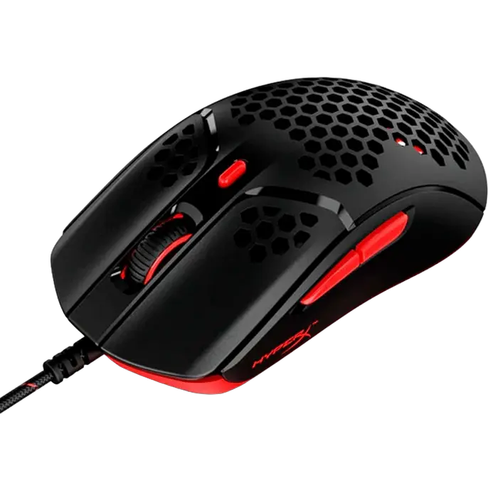 Игровая мышь HyperX Pulsefire Haste Проводное Чёрный/Красный