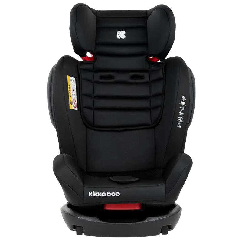 Детское автокресло Kikka Boo 4 Fix DOUBLE ISOFIX Черный