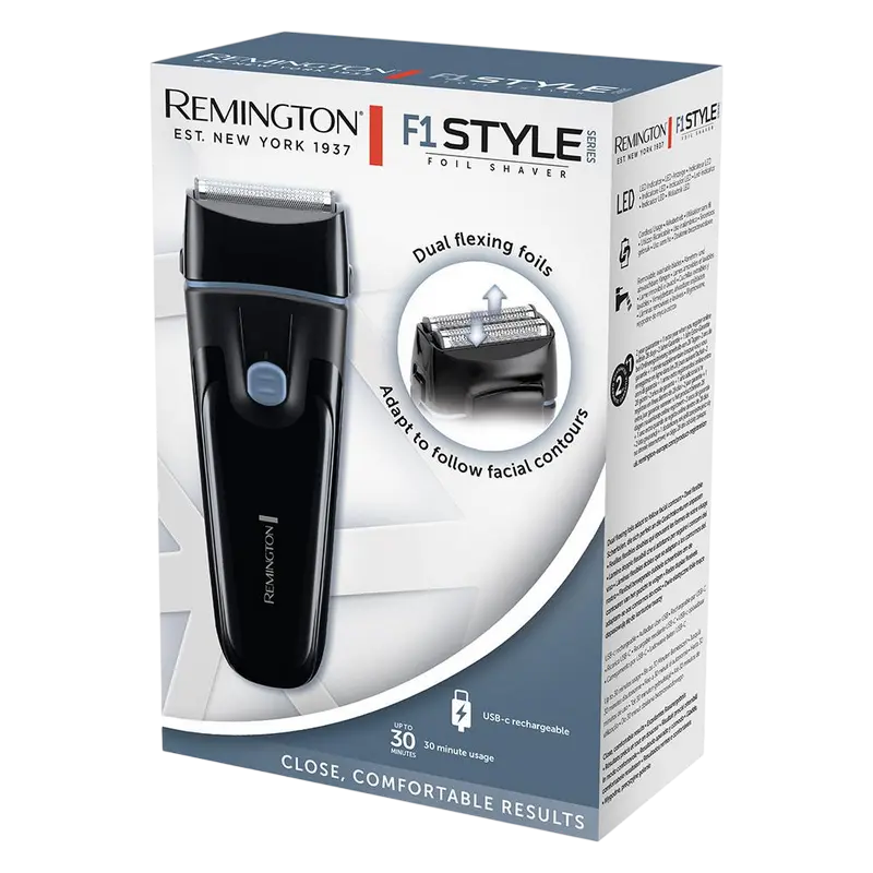 Aparat de ras electric Remington F1 Style Series Foil Negru