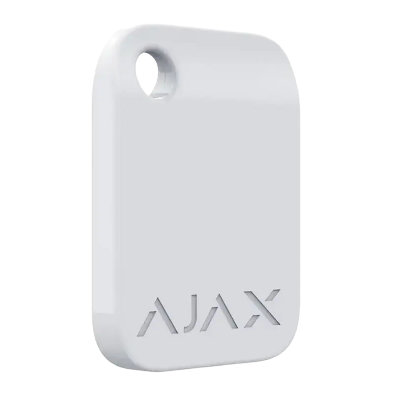 Защищенный бесконтактный брелок Ajax Tag Белый