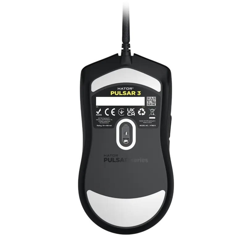 Игровая мышь HATOR Pulsar 3 Проводное Чёрный