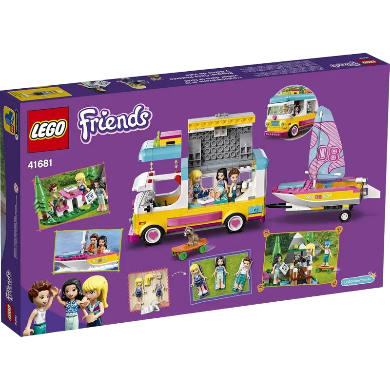 Конструктор LEGO Forest Camper Van and Sailboat Разноцветный