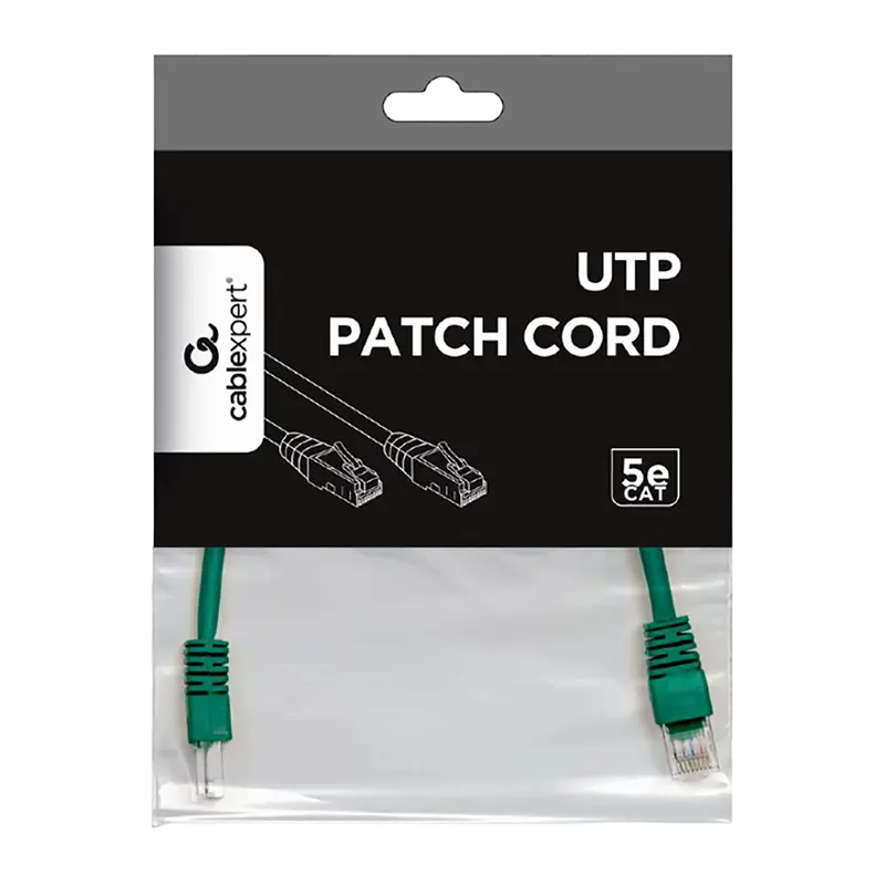 Патч-корд Cablexpert PP12-0.25M/G Зелёный