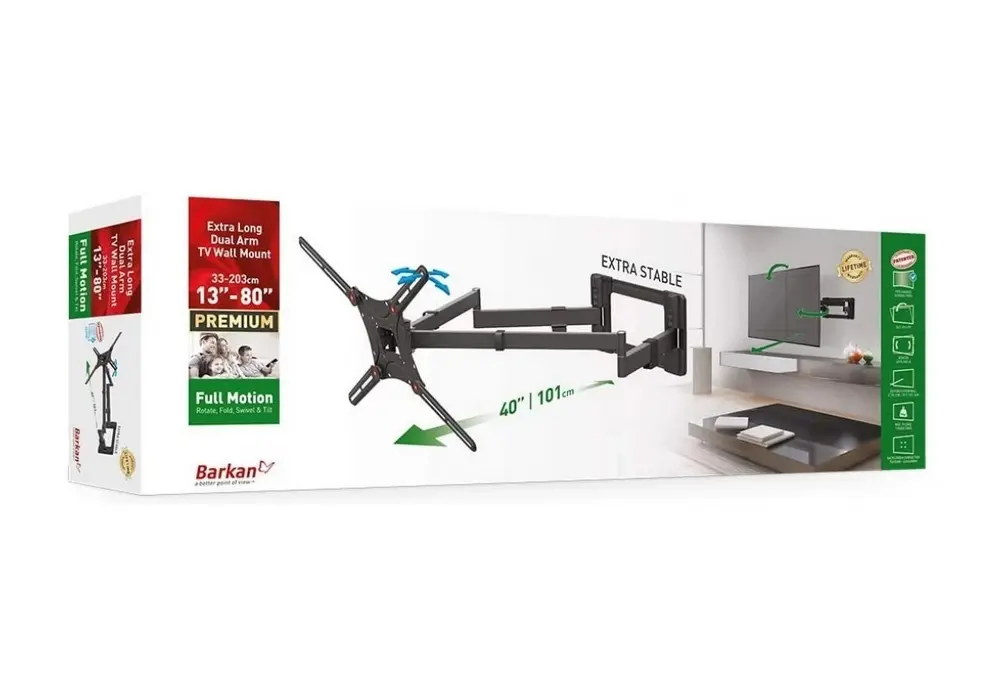 Кронштейн для телевизора BARKAN BM464XL Черный