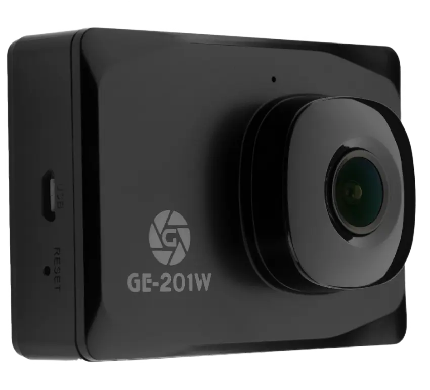 Автомобильный видеорегистратор Globex GE-201w Черный