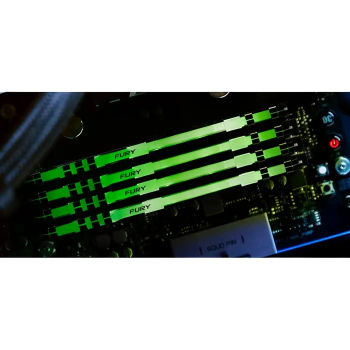 Оперативная память Kingston FURY Beast RGB FURY Beast 16 ГБ Чёрный