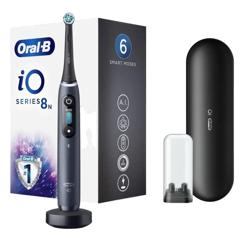 Periuță de dinți electrică Pentru adulți Braun Oral-B iO 8 Black Onyx