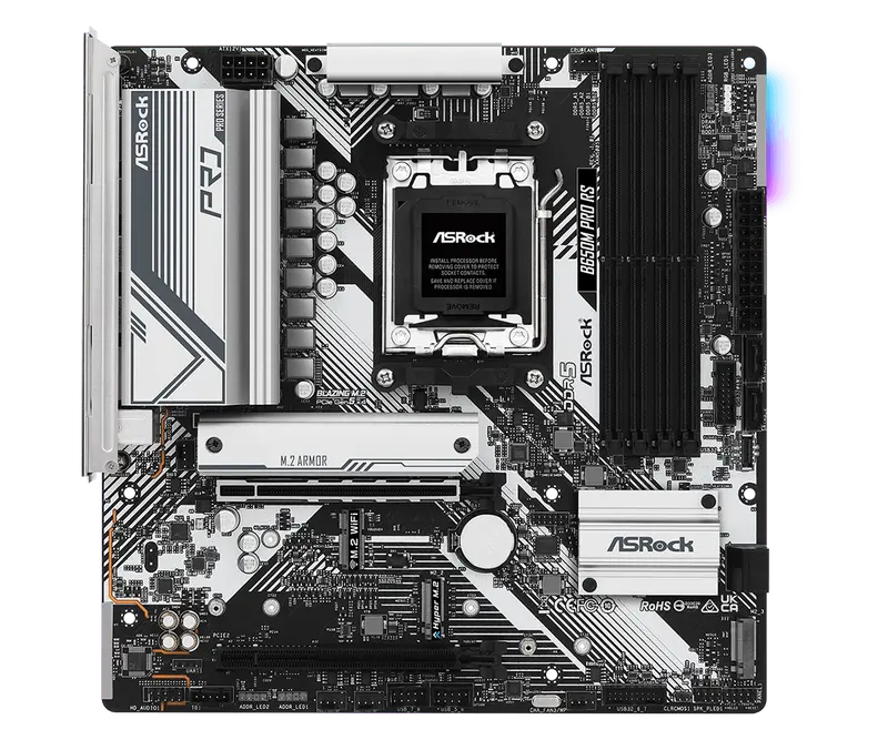 Материнская плата ASRock B650M PRO RS AM5 Micro-ATX