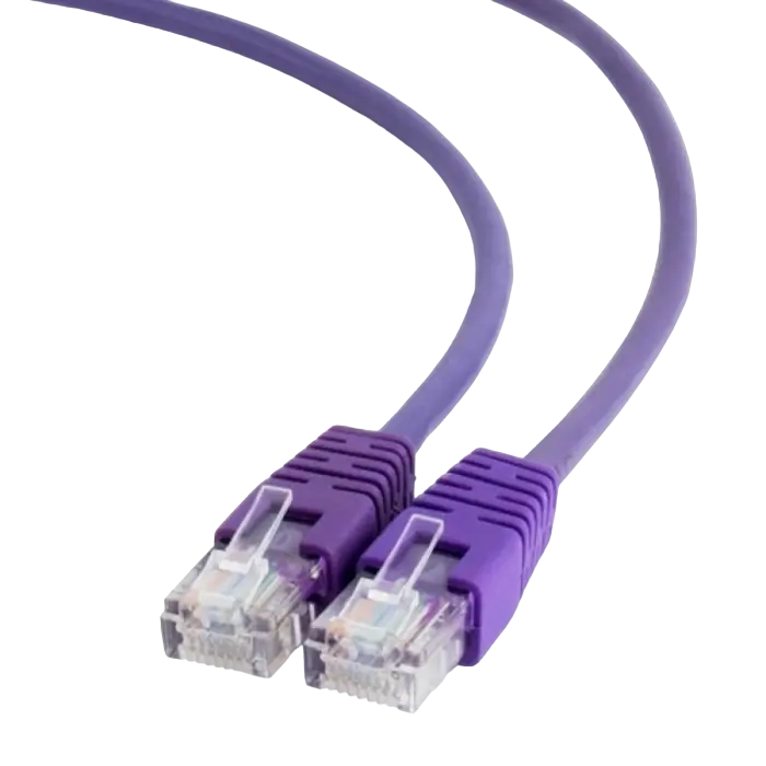 Патч-корд Cablexpert PP12-0.25M/V Фиолетовый