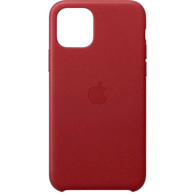 Чехол Apple iPhone 11 Pro Leather Case Кожаный чехол Красный