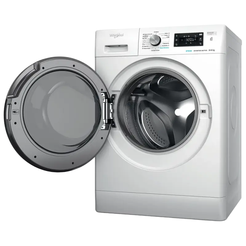 Стирально-сушильная машина Whirlpool FFWDB 864349 BV EE Белый
