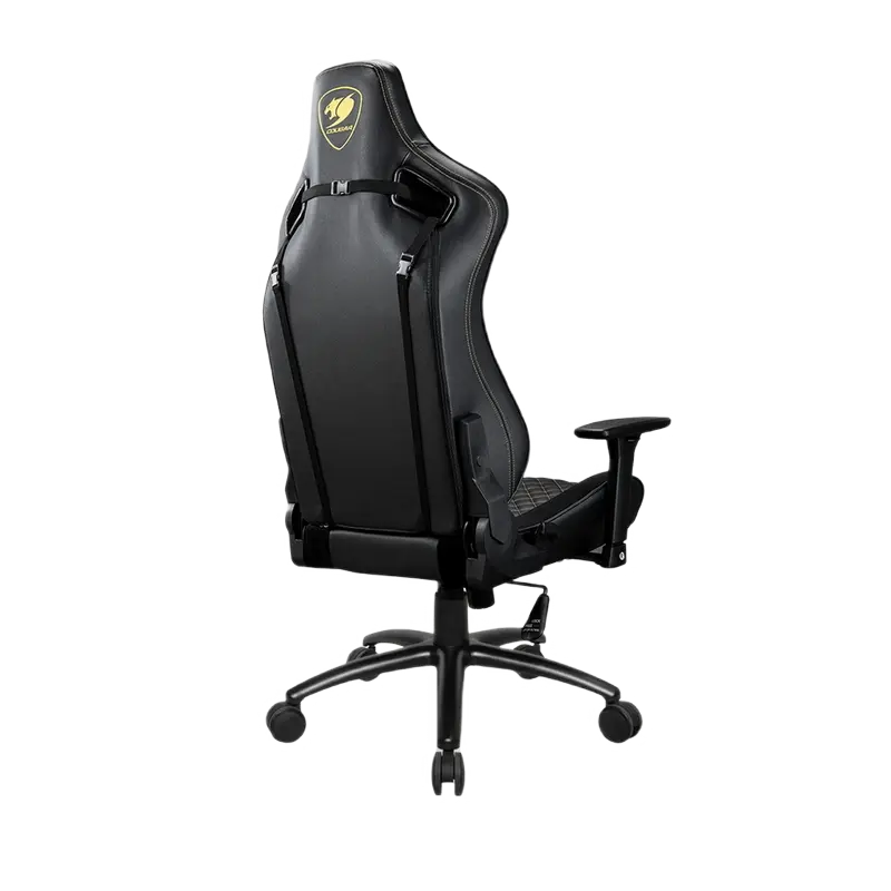 Игровое кресло Cougar Explore S Royal ПВХ Кожа Черный/Золотой