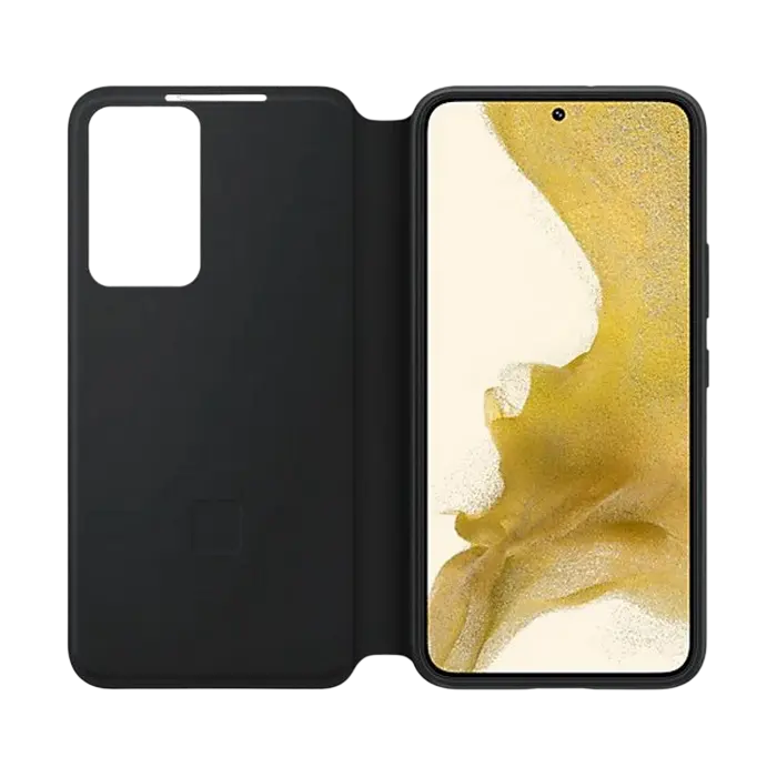 Husă tip carte Samsung Galaxy S22 Smart Clear View Cover Negru