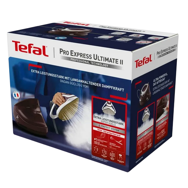 Утюг с парогенератором Tefal GV9721E0 Бордовый