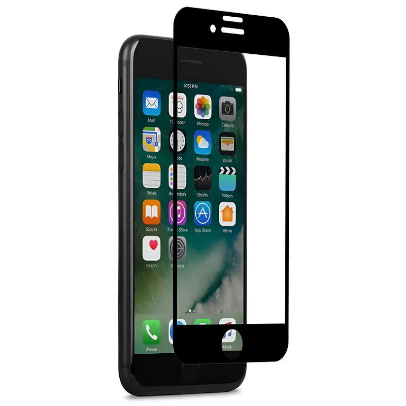 Sticlă de protecție Moshi Apple iPhone 7+/8+ IonGlass Tempered IonGlass Negru