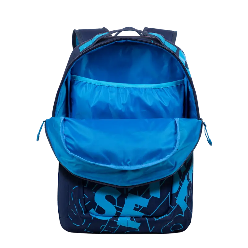 Rucsac zilnic Rivacase Heide Albastru închis/Albastru deschis