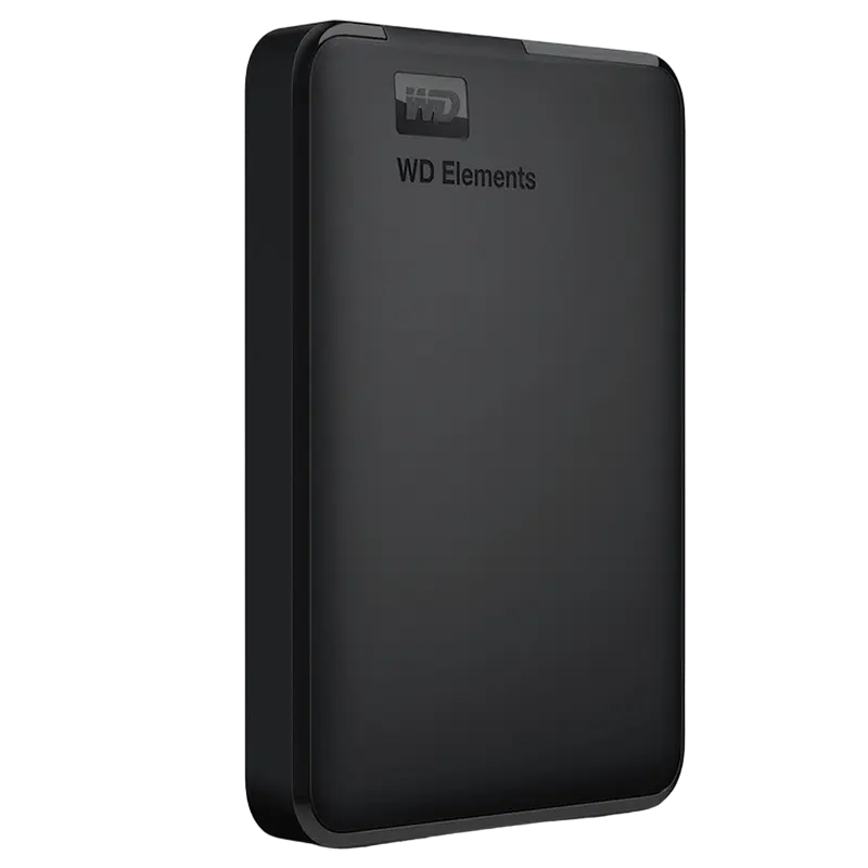 Внешний портативный жесткий диск Western Digital WD Elements 4 ТБ Чёрный