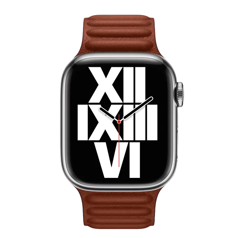 Ремешок для часов Apple Watch 41mm Leather Link Коричневый