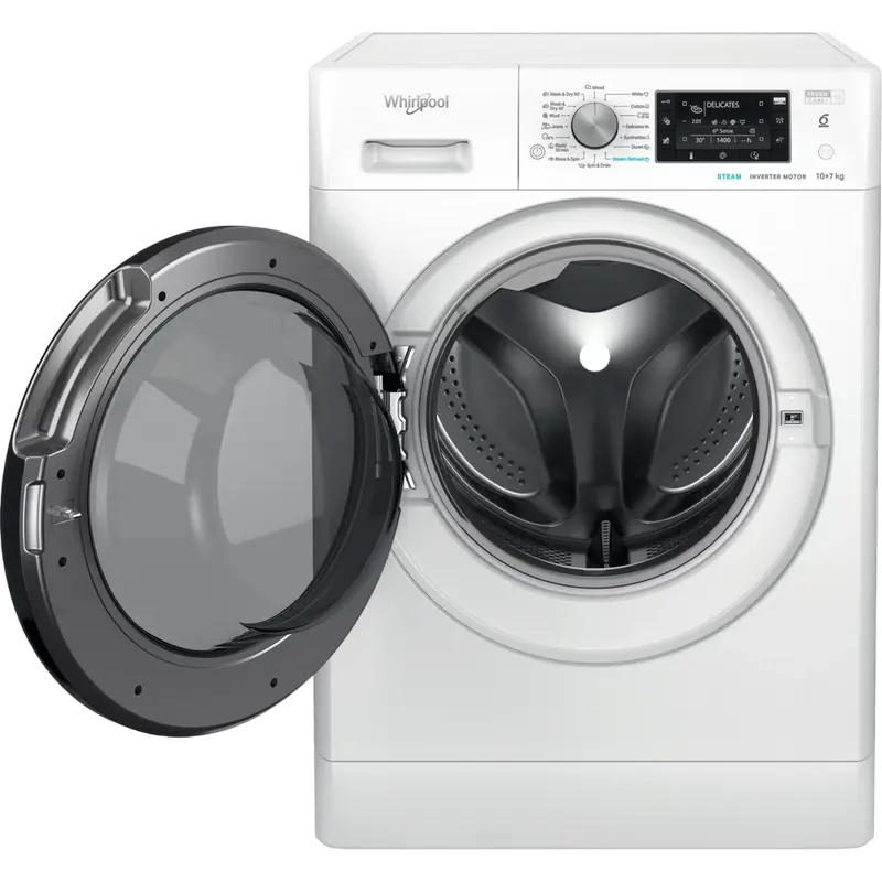 Стирально-сушильная машина Whirlpool FFWDD 1076258 BV EU Белый