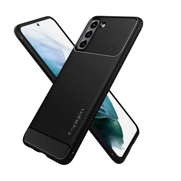 Husă Spigen Samsung Galaxy S21 Rugged Armor Rugged Armor Negru mat
