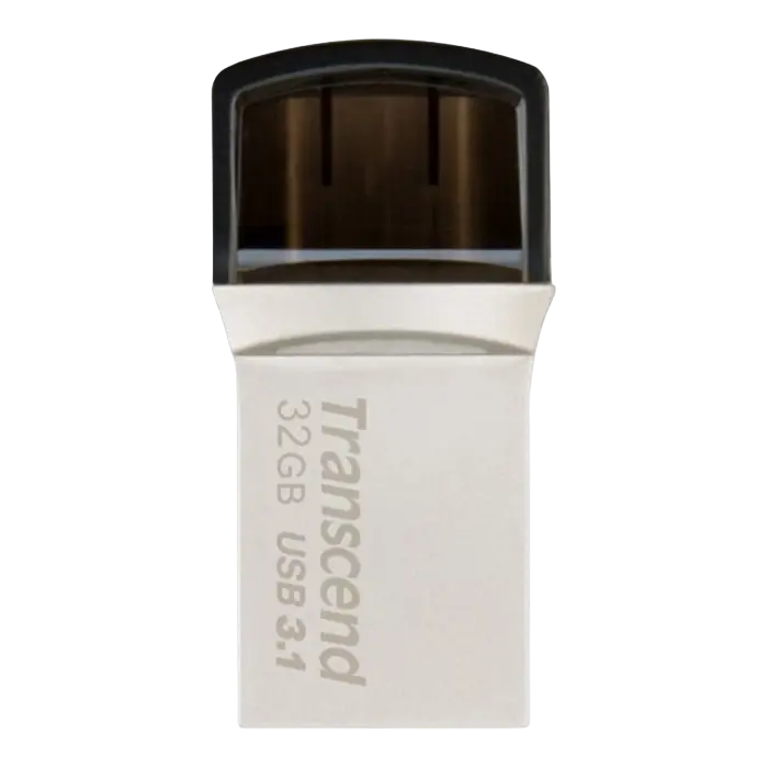 USB Flash накопитель Transcend JetFlash 890 32ГБ Серебристый