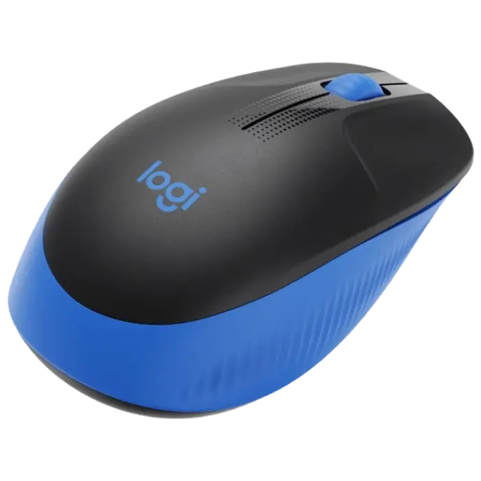 Беcпроводная мышь Logitech M190 Беспроводное Синий