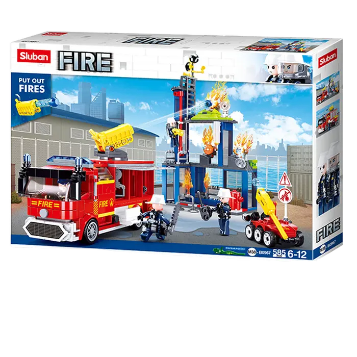 Конструктор Sluban Fire - Fighting Training Center Разноцветный