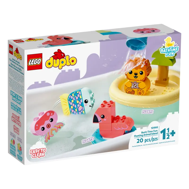 Конструктор LEGO Bath Time Fun: Floating Animal Island Разноцветный