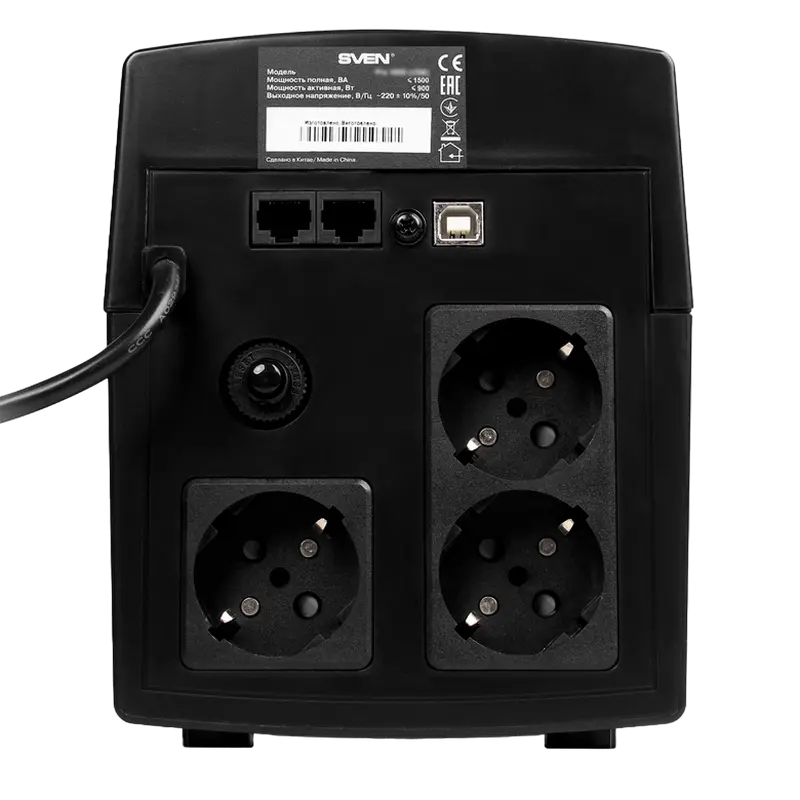 Источник бесперебойного питания SVEN Pro 1500 Черный
