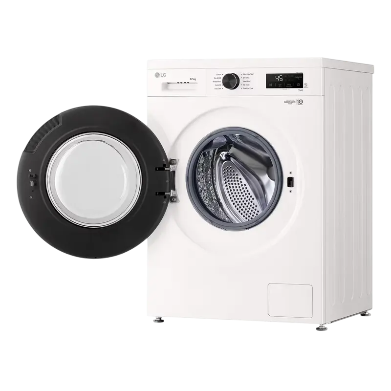 Mașină de spălat cu uscător LG W4X1085NWK Alb