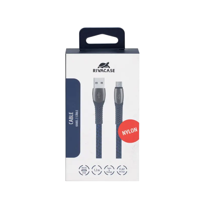 Cablu încărcare și sincronizare Rivacase PS6102 BL12 Albastru