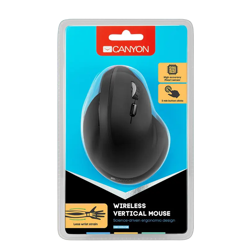 Mouse Wireless Canyon MW-16 Fără fir Negru