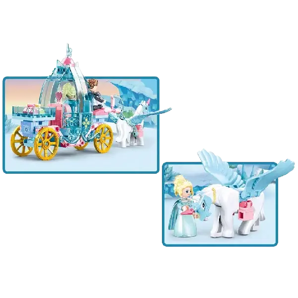 Конструктор Sluban Fairy Tales of Winter - Carriage Разноцветный