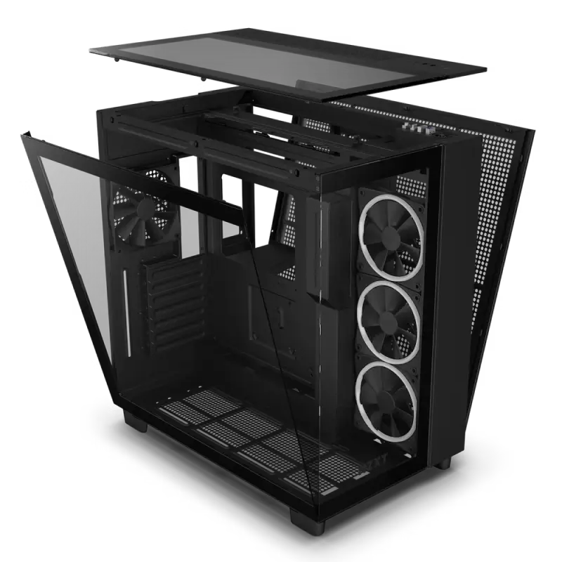 Carcasă PC NZXT H9 Elite Midi-Tower Negru