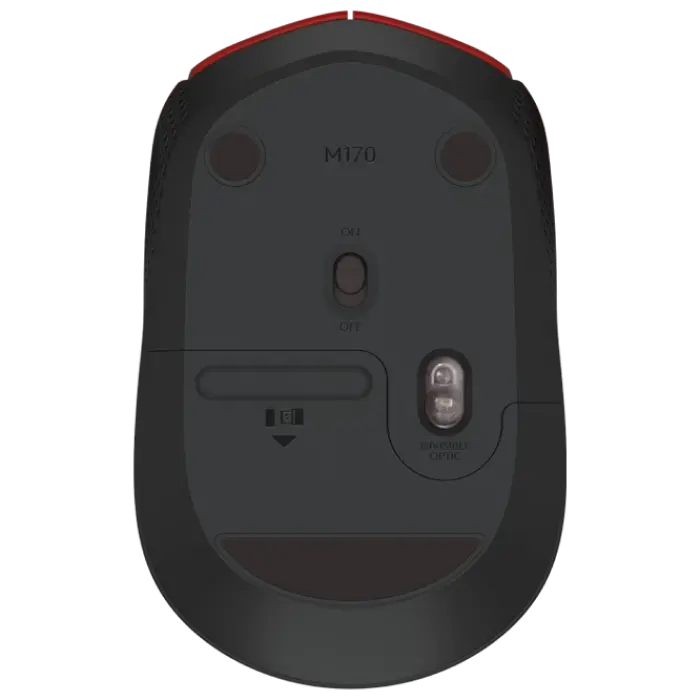 Беcпроводная мышь Logitech M171 Беспроводное Красный