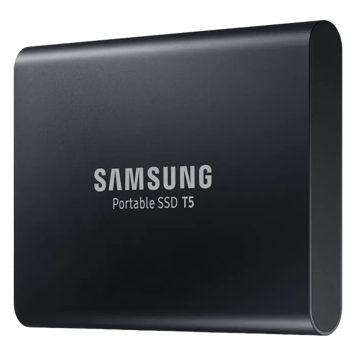 Внешний портативный SSD накопитель Samsung T5 1 ТБ Чёрный