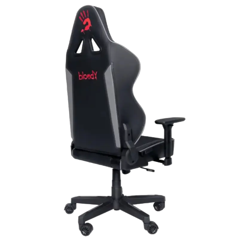 Игровое кресло Bloody GC-330 Искусственная кожа Черный/Серый