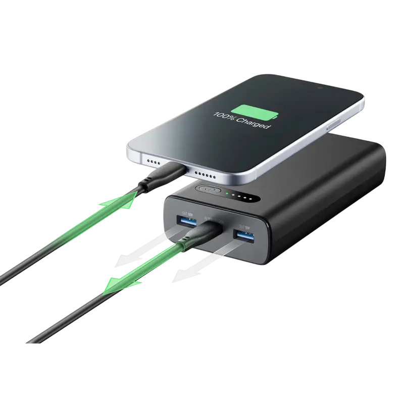 Портативное зарядное устройство Cellularline Fast PD Черный