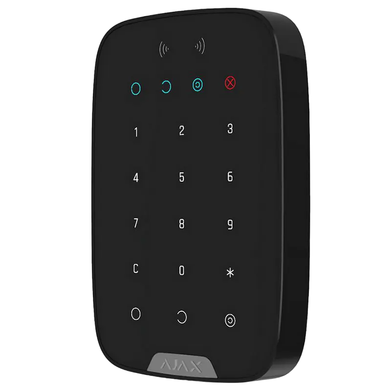 Беспроводная сенсорная клавиатура Ajax KeyPad Plus Черный