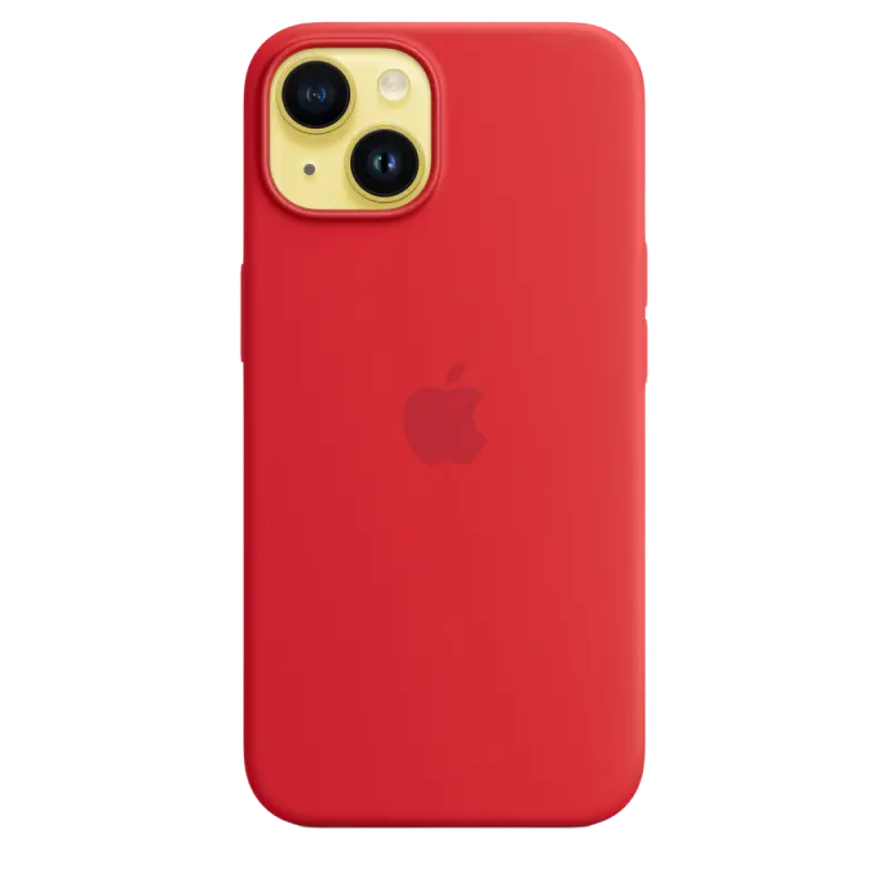 Чехол Apple iPhone 14 Silicone Case MagSafe A2910 MagSafe Красный