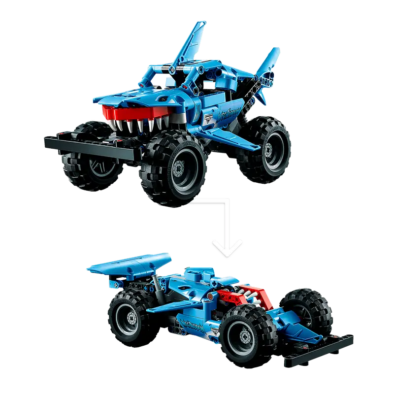 Constructor LEGO Monster Jam™ Megalodon™ Albastru
