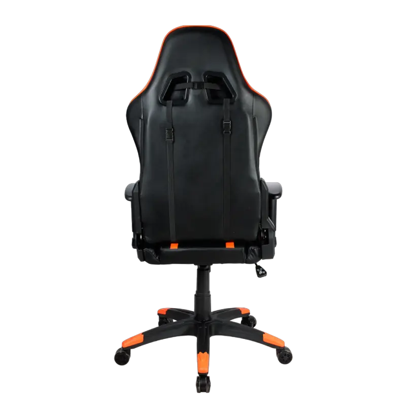 Scaun Gaming Canyon Fobos PU Piele Negru/Portocaliu