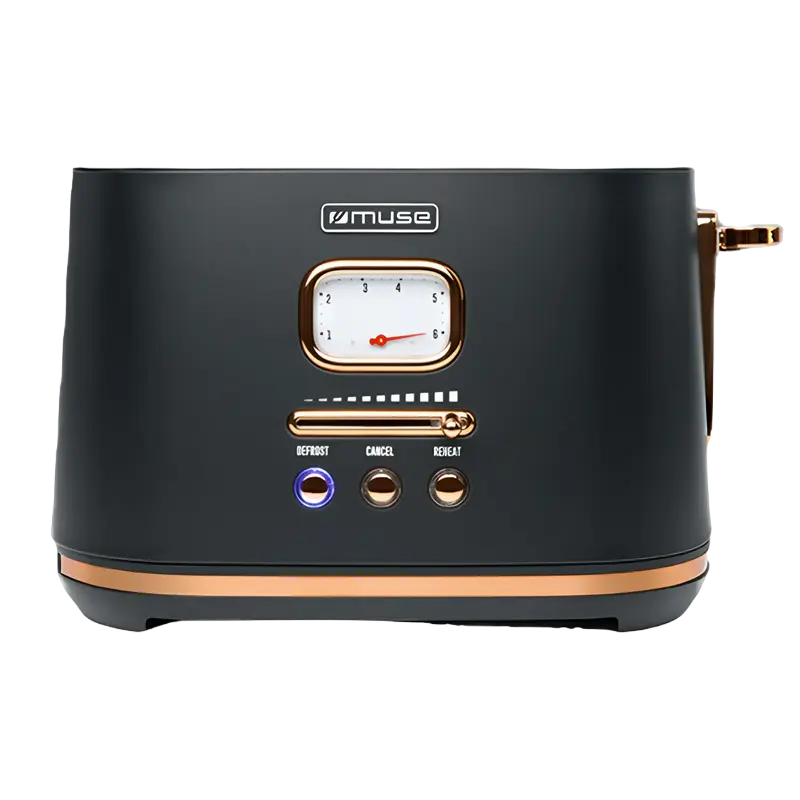 Тостер MUSE MS-130 BC Черный | Золотистый