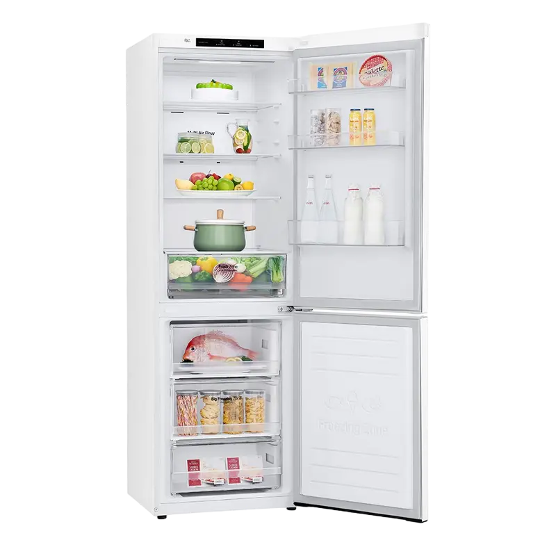 Холодильник LG GBP31SWLZN Белый
