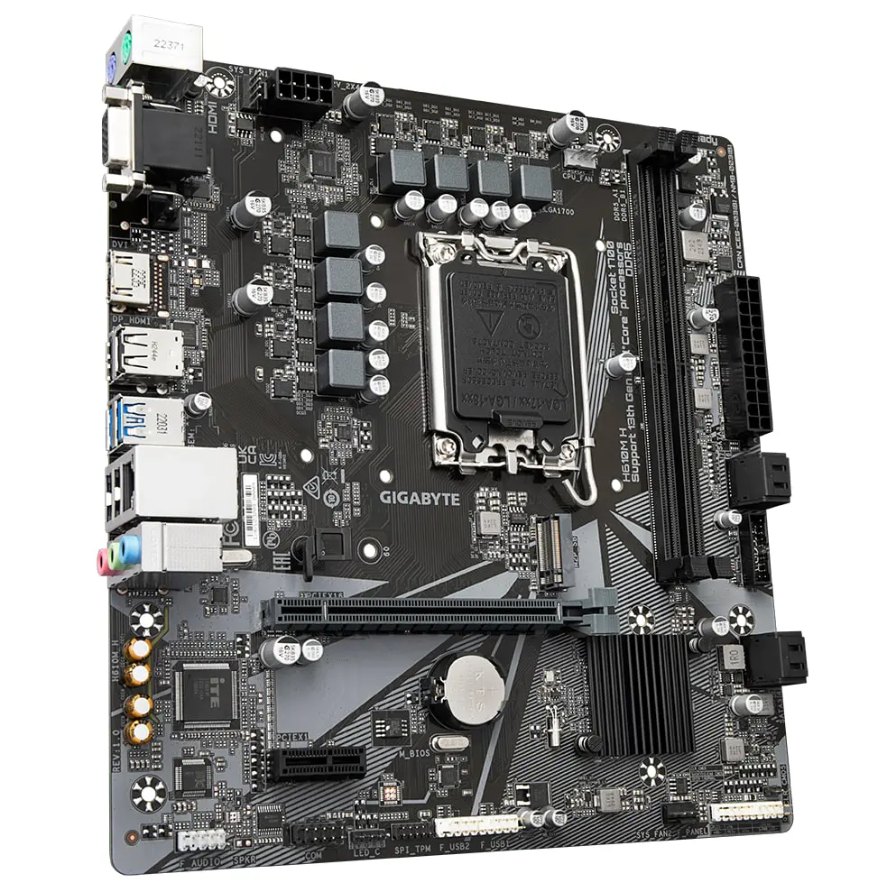 Материнская плата Gigabyte H610M H LGA1700 Micro-ATX